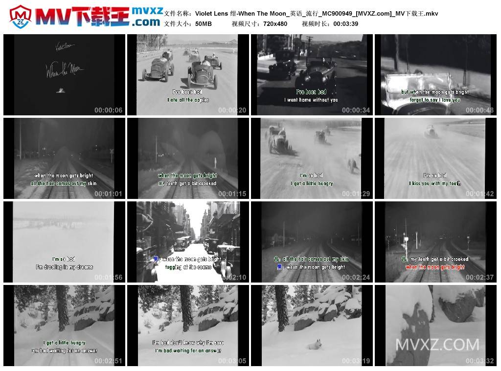 Violet Lens 绀-When The Moon_英语_流行_MC900949